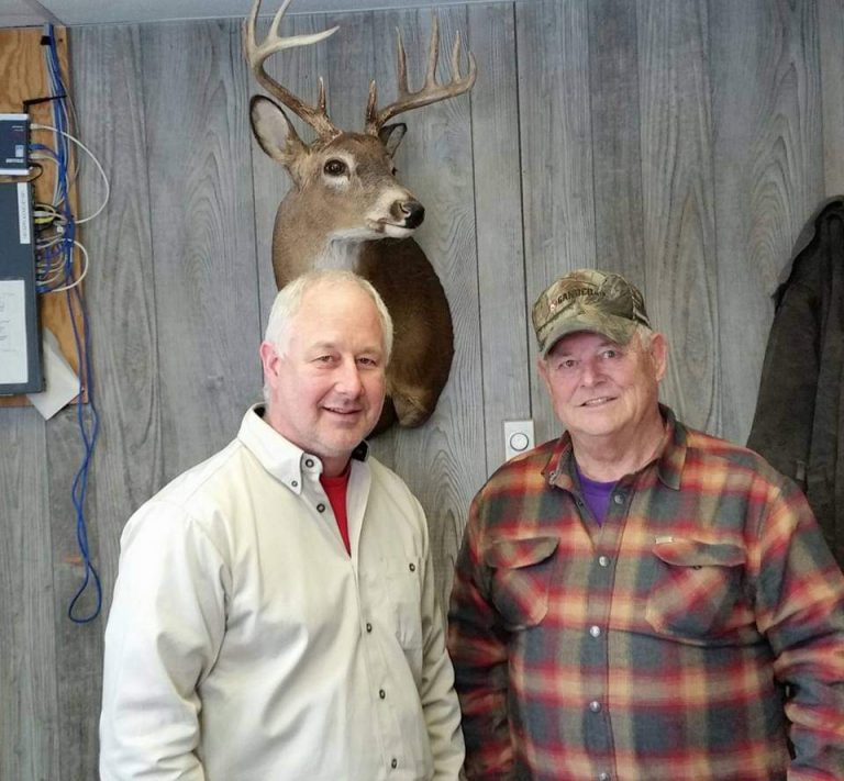 Gene Wheeler with his son